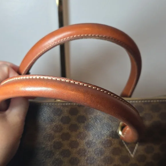 CELINE MACADAM TOTE IN BROWN - Picture 9 of 15